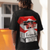 back view mockup of a man wearing an oversized t shirt m252161