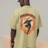 back view mockup of a man wearing an oversized tee m26648 15
