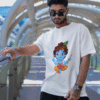 lgbtq pride themed mockup of a man with cool sunglasses wearing a blinkstore tee m39065 2