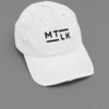 mockup of an otto cap dad hat placed on a customizable backdrop m353273
