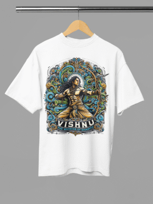Hindu deity Vishnu White