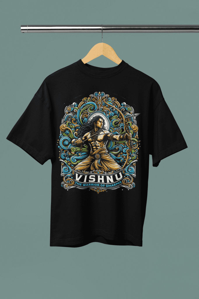 Hindu deity Vishnu Black