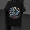 mockup of a crewneck tee from bella canvas hanging in a minimalist setting m37612 21
