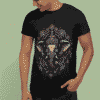 crewneck t shirt mockup featuring a man looking to the floor 289551
