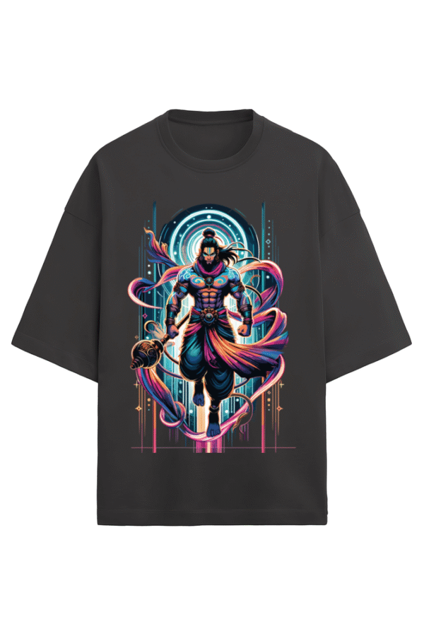 Hanuman Unisex Terry Oversized T-Shirt - Image 2