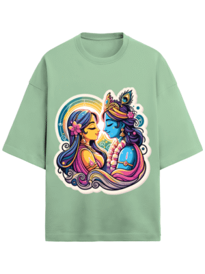 Lord Krishna Unisex Terry Oversized T-Shirt
