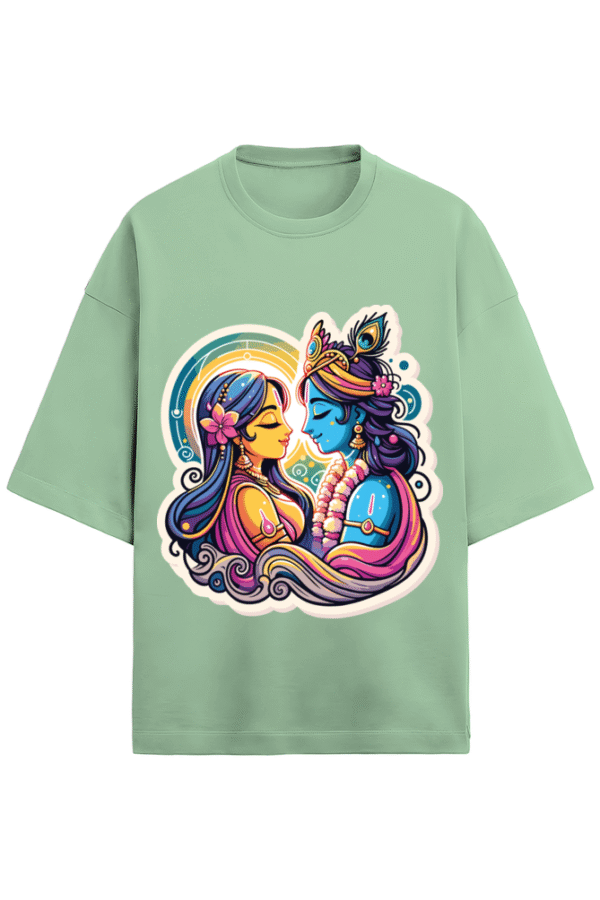 Lord Krishna Unisex Terry Oversized T-Shirt