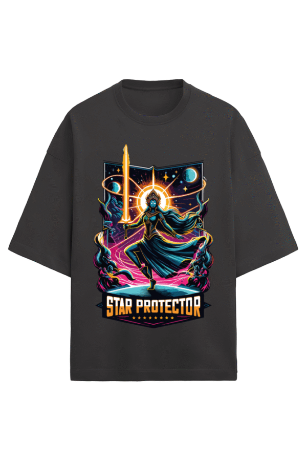 Indian Godess Terry Oversized T-Shirt - Image 3