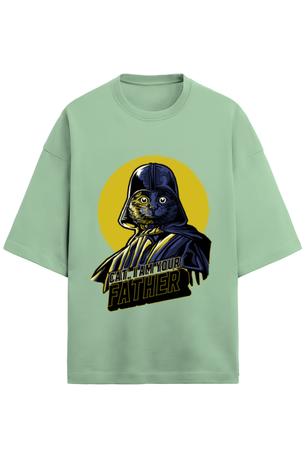 Cat Vader Unisex Terry Oversized T-Shirt