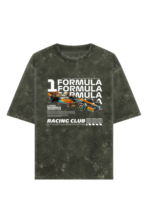 Lando Norris F1 Acid Wash T-Shirt