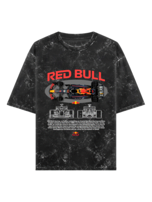 Red Bull F1 Acid Wash Oversized T-Shirt