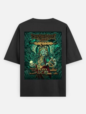 Metal India Premium Back Print Oversized Classic T-Shirt