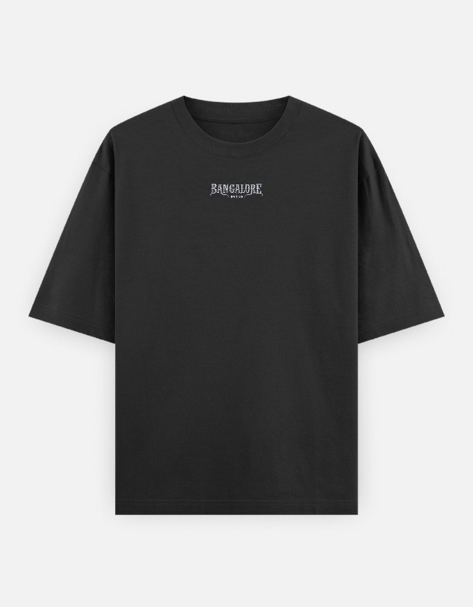 Metal India Premium Back Print Oversized Classic T-Shirt - Image 2